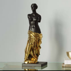 Déco femme antique noire et dorée Kare Design