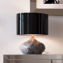 Lampe Mamo Deluxe grise et noire Kare Design