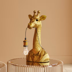 Lampe girafe dorée Kare Design
