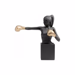 Déco boxeuse 68cm noire Kare Design