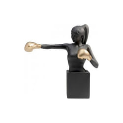 Déco boxeuse 68cm noire Kare Design