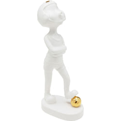 KARE Design Ball Girl statue et figurine décorative Blanc Vitrocéramique, pierre