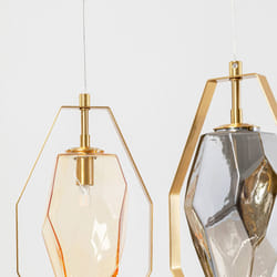 Suspension Diamond Fever 110cm dorée Kare Design