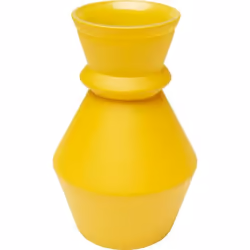 Vase Gina jaune 25cm Kare Design