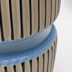 Vase Calabria bleu 31cm Kare Design