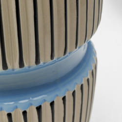 Vase Calabria bleu 31cm Kare Design