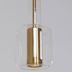 Suspension Candy Bar 13cm dorée Kare Design