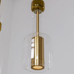 Suspension Candy Bar 70cm dorée Kare Design