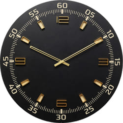 KARE Milk Bar Horloge à quartz Rond Noir