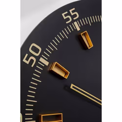 KARE Milk Bar Horloge à quartz Rond Noir