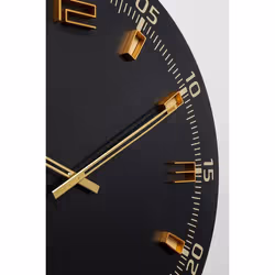 KARE Milk Bar Horloge à quartz Rond Noir