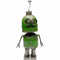 Déco robot Peter vert 71cm Kare Design