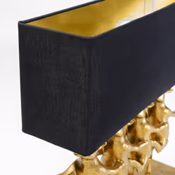 Lampe vaches cancan dorées Kare Design