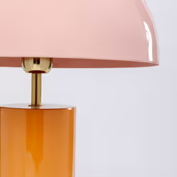 Lampe Josy rose et orange Kare Design