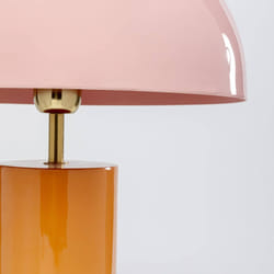 Lampe Josy rose et orange Kare Design