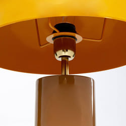 Lampe Josy jaune et marron Kare Design