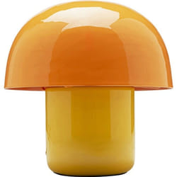 Lampe Mushroom Duo 20cm orange et jaune Kare Design