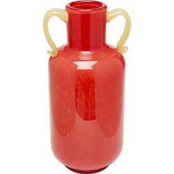 Vase Salut 36cm rouge à hanses Kare Design