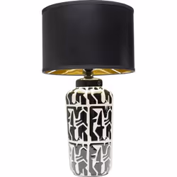 Lampe Artistico noire et blanche Kare Design