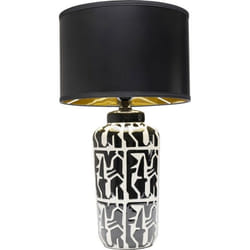 Lampe Artistico noire et blanche Kare Design