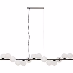 Suspension Scala Balls 150cm noire et blanche Kare Design