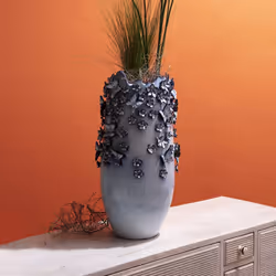 Vase papillons bleu clair 50cm Kare Design