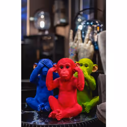 KARE Design Monkey Mizaru tirelire Bleu Polyrésine 1 pièce(s)