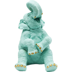 KARE Design Happy Elephant tirelire Couleur menthe