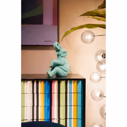KARE Design Happy Elephant tirelire Couleur menthe