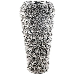 Vase Roses chrome 36cm Kare Design