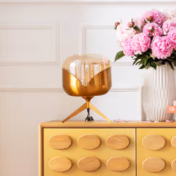 Lampe Goblet Ball dorée Kare Design
