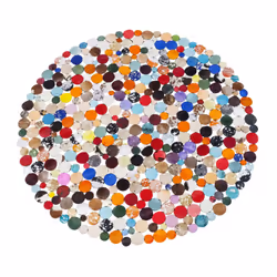 KARE Design 69825, Intérieure, Tapis, Cuir, Multicolore, Motif, Géométrique