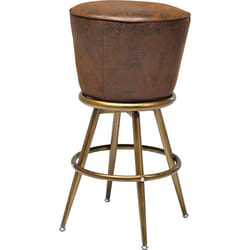 KARE Design 77572 Tabouret de bar Siège rembourré 4 pieds