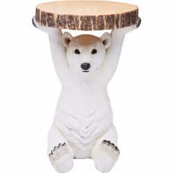 Table d'appoint Animal ours polaire Kare Design