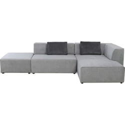 Canapé d'angle Infinity droite gris Kare Design