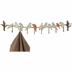 KARE Design Bird Party porte-manteaux Mural 8 crochet(s) Bronze