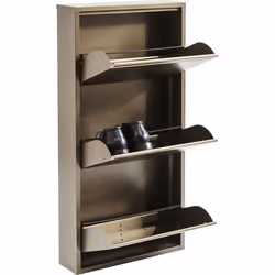 KARE Design 82547 Organisateur pour chaussures Fermé Bronze