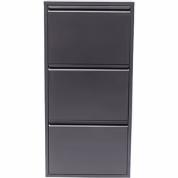 KARE Design 82565, Fermé, Noir, Acier, 3 étagères, 500 mm, 1031 mm