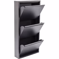 KARE Design 82565 Organisateur pour chaussures Fermé Noir