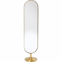 Miroir sur pied Curve 172x38cm laiton Kare Design
