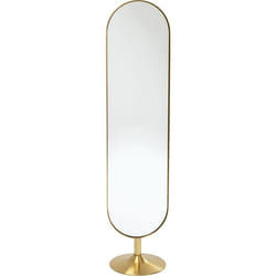 Miroir sur pied Curve 172x38cm laiton Kare Design