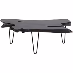 Table basse Aspen 100x40cm noire Kare Design