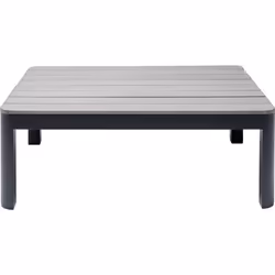 Table basse de jardin dépliante Happy Day noire Kare Design