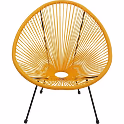 Fauteuil de jardin Acapulco orange Kare Design
