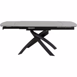 Table à rallonges Twist 180x90cm noire Kare Design