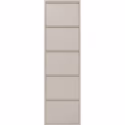 KARE Caruso, Fermé, Beige, Acier, 5 étagères, Poudre, Cream