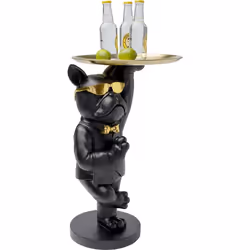 KARE Design 86932 Table de nuit et table de chevet Noir, Or