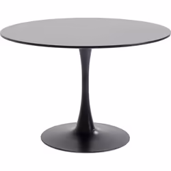 Table Schickeria 110cm noire Kare Design