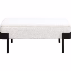 Banc-coffre Angelo blanc Kare Design