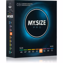 Ayez des rapports sexuels qui vous apportent un plaisir intense tout en étant protégé. Les préservatifs ultra-fins MY.SIZE 60 ...